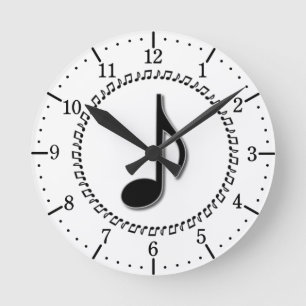 Horloge Ronde Conception musicale à huit notes
