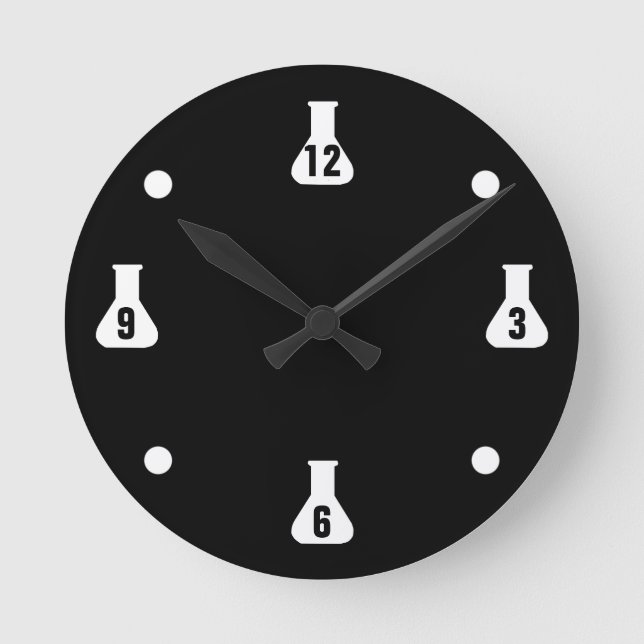 Horloge Ronde Conseil de Black Lab (Recto)