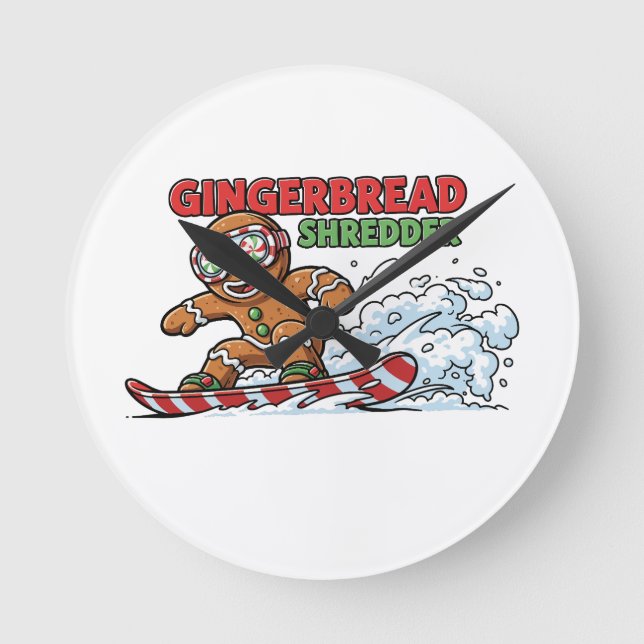 Horloge Ronde Cookie à bord (Recto)