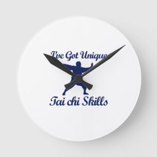 Horloge Ronde cool tai-chi design