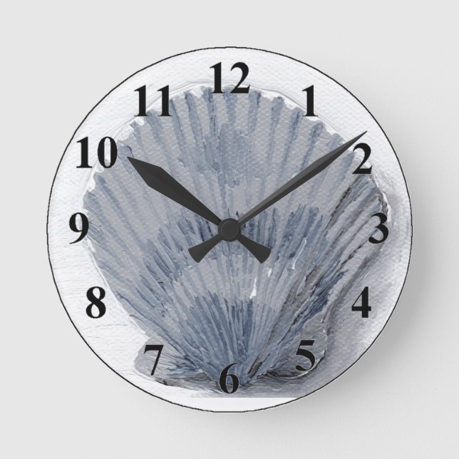 Horloge Ronde Coquillage (Recto)