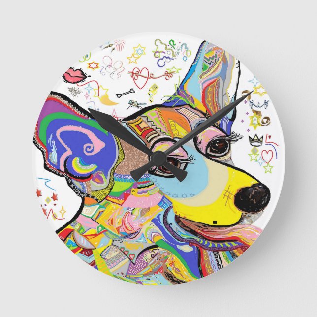 Horloge Ronde Corgi (Recto)