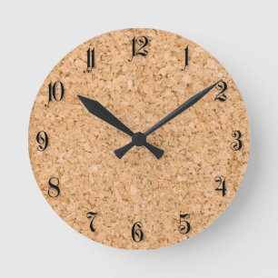 Horloge Ronde Cork oak