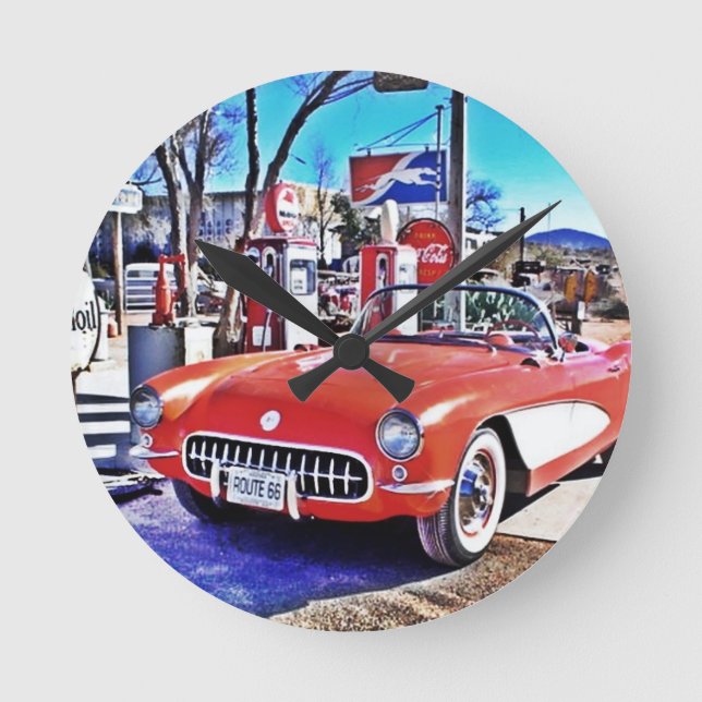 Horloge Ronde Corvette 66 (Recto)