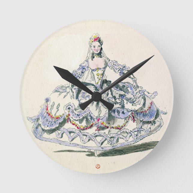 Horloge Ronde Costume d'opéra, de la collection de Plaisirs de (Recto)