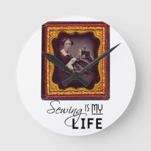 Horloge Ronde Coudre Est Ma Vie