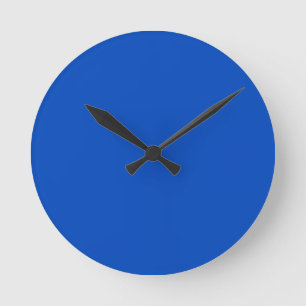 Horloge Ronde Couleur de clé chroma bleu