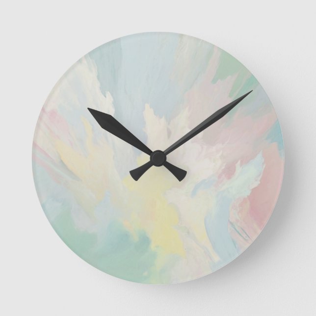 Horloge Ronde Couleurs du printemps (Recto)