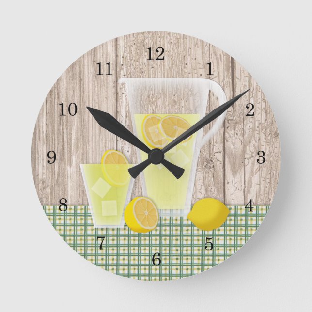 Horloge Ronde Country Lemonade (Recto)