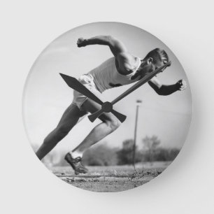 Horloge Ronde Coureur masculin