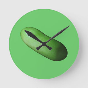 Horloge Ronde Courge verte (melon d'hiver)