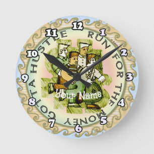 Horloge Ronde Courir pour l'argent