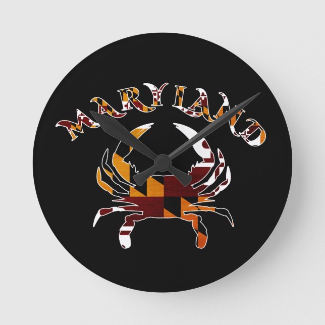 Horloge Ronde Crabe du Maryland (Recto)