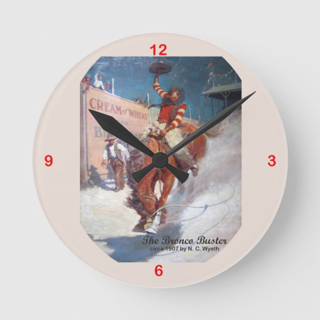 Horloge Ronde Cream of Wheat Advertising Art Clock #27 (Recto)