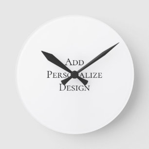Horloge Ronde Créez Votre Bannière Personnalisée