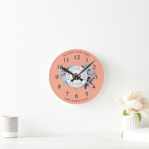Horloge Ronde Créez Votre Propre Logo Sur Mesure