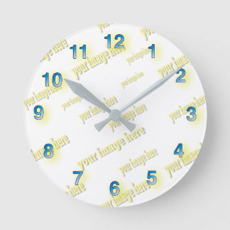 Horloge Ronde Créez votre propre Modèle d'image Extraordinaire