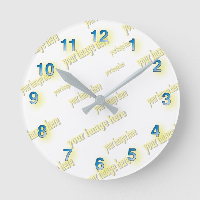 Horloge Ronde Créez votre propre Modèle d'image Extraordinaire (Recto)