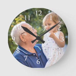 Horloge Ronde Créez votre propre photo moderne