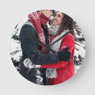Horloge Ronde Créez votre propre photo personnalisée