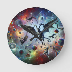 Horloge Ronde Crème Aden Claredon