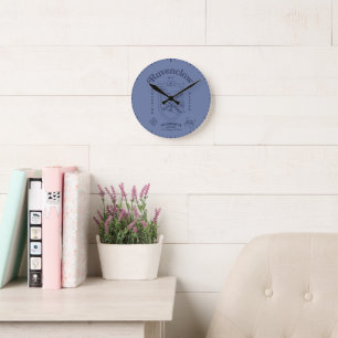 HORLOGE RONDE CRÈTE DE SAGESSE D'APPRENTISSAGE DE LA FINESSE SER