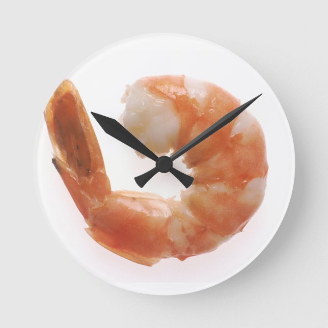 Horloge Ronde Crevette cookée (Recto)