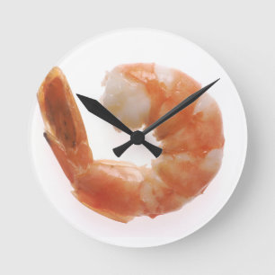 Horloge Ronde Crevettes cuites