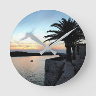Horloge Ronde Croatian sunset