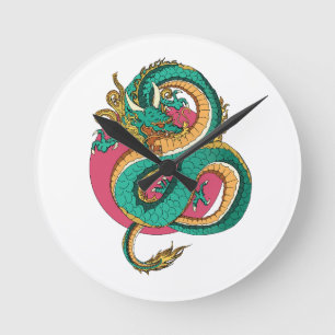 Horloge Ronde Croire aux dragons