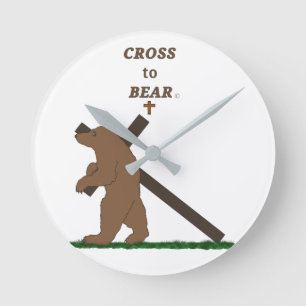 Horloge Ronde Croix à soutenir (horloge)