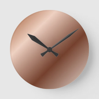 Horloge Ronde Cuivre classique #15