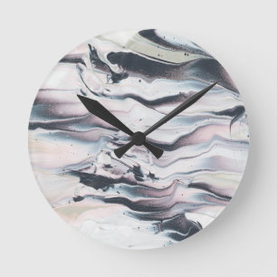 Horloge Ronde Culture de marbrure de V