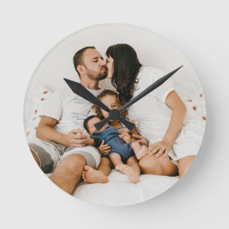 Horloge Ronde Custom Photo