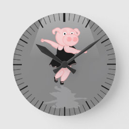 Horloge Ronde Cute Danse