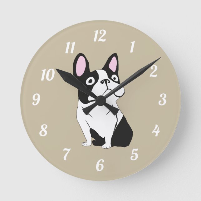 Horloge Ronde Cute pup (Recto)
