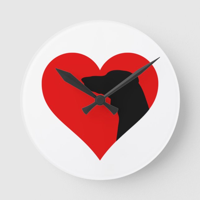 Horloge Ronde Dachshund (Recto)