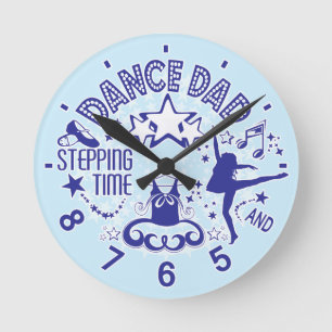 Horloge Ronde Dance Dad Clock