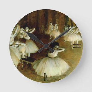Horloge Ronde Danseurs sur l'horloge d'art d'étape