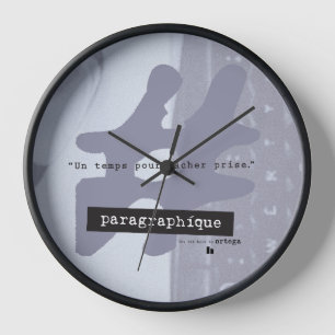 Horloge ronde de paragraphe