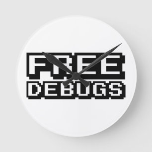 HORLOGE RONDE DEBUGS GRATUITS