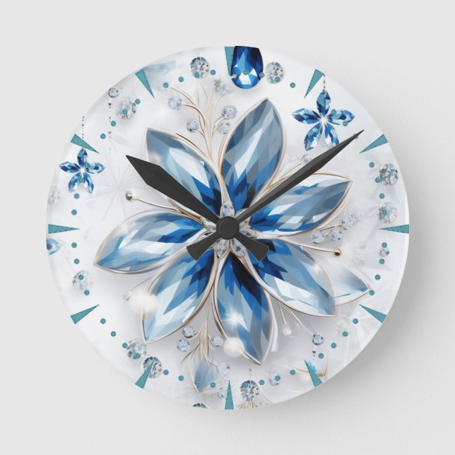 Horloge Ronde Décor de l'événement hivernal (Recto)