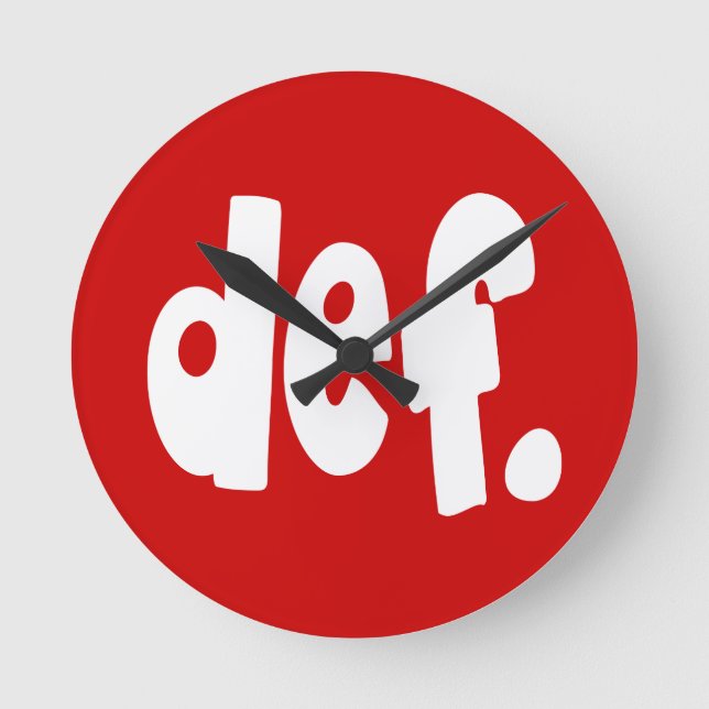 Horloge Ronde déf. (Recto)