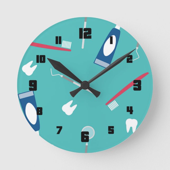 Horloge Ronde Dentist Instrument Pattern (Recto)