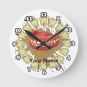 Horloge Ronde Dentiste
