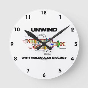 Horloge Ronde Déroulez avec la biologie moléculaire (la