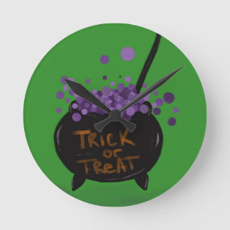 Horloge Ronde Des friandises ou un sort!