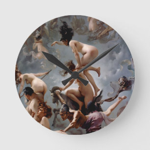 Horloge Ronde Des sorcières au sabbat - Luis Ricardo Falero