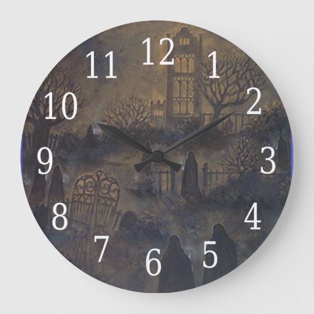 Horloge ronde des zombies (Recto)