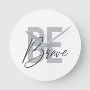 Horloge Ronde Design moderne, simple, urbain, cool de Be Brave